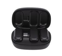 POENVFPO 24 Bit Wireless Microphone, AI Noise Cancelling Wireless Lavalier Mic for Video Recording Live Streaming