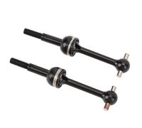 POENVFPO 2Pcs RC CVD Drive Shaft, Steel Metal Dogbone Joint for Efficient Power Transmission, with Low Noise Design, Compatible with TT02 TT01 TT01D TT01E