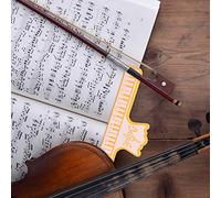 POENVFPO 2pcs Sheet Music Holder Book Note Clamp/Holder Plastic Page Holder with Yellow and Black for Musicians Teachers Students E-Bike Upgrades Reusable Moisture-Proof (Yellow)