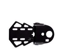 POENVFPO 2Pcs Universal Steel Axle Foot Step Pegs, Durable Bike Foldable Pedal for Mountain Biking, Easy to Install and Portable Design (black)