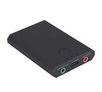 POENVFPO 3.5 Mm Adapter for the Television Car, Receiver of the V4.2 Transmitter with 10m Wireless Range, Ideal for Music Lovers, Black Color