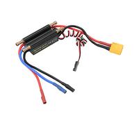 POENVFPO 30A Brushless RC Boat ESC Powerful Dual Channel Drainage for 450mm Boat Model, Durable Electronic Controller for RC Accessory
