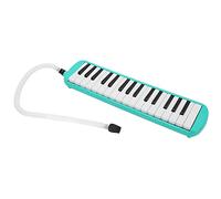 POENVFPO 32 Key Air Piano Keyboard, Professional Playing Grade Tone Organ with Bright Two Color Keys and Anti Slip Points, for Children and Beginners Music Enlightenment (Green)