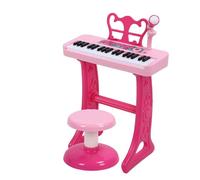 POENVFPO 37 Key Kids Piano Keyboard Toy with Microphone, Electronic Musical Instrument for Toddlers & Beginners, Educational Learning Toy for Children