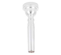POENVFPO 3C Trumpet Mouthpiece, Silver Plated Bb Trompet Mouthpiece Instrument Accessories for Yamah a Bach Con N King (Silver)
