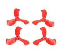 POENVFPO 4 Drone Propellers, Lightweight PC Blades, Low Noise Replacement for Neo 2, Ideal for Mini Drones and Smooth Flying Experience (Red)