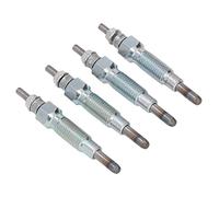 POENVFPO 4PCS Glow Plugs Set Metal Heater Glow Plug Kit Replacement for Skid Steer 643 645 743 Wheel Loader 1600 with Fast Heating Long Lasting High Temperature