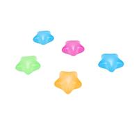 POENVFPO 5 Squeeze Toys, 2.4in Thermoplastic Rubber Slow Rising Star Squeeze Balls for Relaxation, with Mixed Colors
