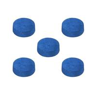 POENVFPO 50 PCS Pool Cue Tips, Replacement Billiard Cue Heads Made of Leather, with Blue or Grey Color Options, for 9mm 10mm 12mm 13mm Billiard Cues (10mm)