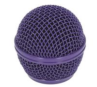 POENVFPO 55mm/2.17in Microphone Head Replacement, Dent Resistant Grille With Built In Foam Windscreen For Sm58s, Sm58lc, Beta58a And Other Compatible Model (Purple)
