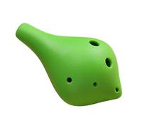 POENVFPO 6-Hole Resin Ocarina in Alto C, Portable Musical Instrument for Beginners, Music Learning (Green)