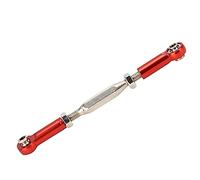 POENVFPO 6pcs 81mm Adjustable Aluminum Servo Links Tie Rod Set, with 5 Color Options, for EPX HSP ZD Racing HPI Truck Buggy Truggy RC 1 10 Upgrade Parts (Red)