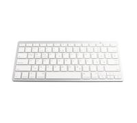 POENVFPO 78 Keys Mini Wireless Keyboard, Ultra Thin Portable Multi Device Keyboard for W i N do W S IOS Android OS X (German QWETZ Layout)