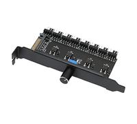 POENVFPO 8 -channel -PC Fan Controller with Buttons Configuration Reduces the Ideal Noise and Energy Consumption for PC Components Occupied with Long lived Materials That Are Suitable for Cooling