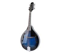 POENVFPO A Style Mandolin Wooden 8 String Mandolin with Chrome Open Gear Tuners Peach Wood Tailpiece for Beginners Band Performance Home Practice