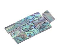 POENVFPO Abalone Shell Inlay, Nature Guitar Fretboard Inlays, Colourful, Suitable for Guitars, Mandolins and Other Musical Instruments
