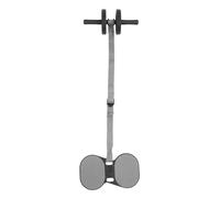 POENVFPO Abdominal Roller Wheel, Works Multiple Muscle Groups, Upgraded Soft Kneepad Included, Automatically Retracting Straps, Non-Slip Sweatproof Handles, Works on All Floor Types with