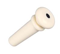 POENVFPO Acoustic Guitar End Pin, Plastic Guitar String Peg for Strap Fixing and String Adjusting (White)
