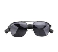 POENVFPO AI Smart Glasses Headphones Translation Glasses with Polarized Lenses Real Time Translation for 100+ Languages Travel Business Calls