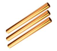 POENVFPO Aluminum Relay Batons, 3Pcs 11.4-Inch Lightweigh Hollow Design Track Batons for Sports Training & Field Competitions (Orange)