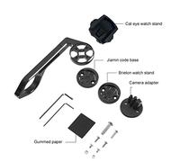 POENVFPO Assembly Aluminum Aluminum of the Bicycle Computer At the Head of the Front Activity the Front for the Edge 25 130 200 500, Easy to Install for Bicycle Enthusiasts, Black (black)
