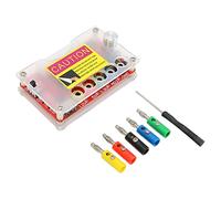 POENVFPO ATX Mining Power Supply Card Adjustable Voltage Splator for Internet Communication Equipment, Engine Player with Acrylic Housing Kit