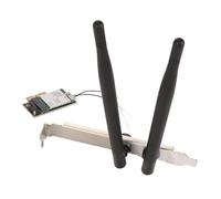 POENVFPO AX210NGW WIFI 6E Fast Wireless Card 5374mbit / S Gigabit Card for 10 11 for, Mumimo Technology for the Use of the Office At Home (Undetachable Antenna)