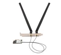 POENVFPO AX210NGW WIFI 6E Fast Wireless Card 5374mbit / S Gigabit Card for 10 11 for, Mumimo Technology for the Use of the Office At Home (Detachable Antenna)