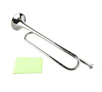 POENVFPO B Flat Bugle, Gold Bugle Cavalry Trumpet Brass Retro Beginner Standard Trumpet for School Band Cavalry Orchestra