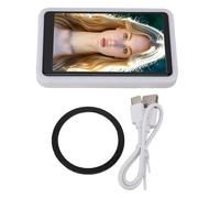 POENVFPO Back Camera Selfie Monitor, Large HD Display with Bluetooth Remote and 180° Rotation, 4K Wireless Recording for IOS 12 and Later Phones, Vlog Live Streaming