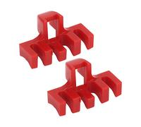 POENVFPO Badminton Stringing Racquet Load Spreader, Plastic Racket Adapter with Wire Design, for AEF EXTHREE Manual Stringing Machines (Red)