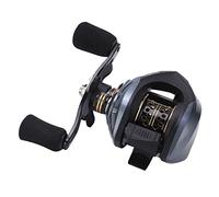 POENVFPO Baitcasting Reel, 7.2:1 High Speed Ratio 18+1BB Dual Brake System with Micro Wire Cup, for All Waters Fishing Lure Casting (Left Hand)