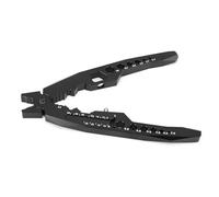 POENVFPO Ball Head Pliers, Lightweight High Rigidity Multifunction Tool for Shock Struts Damper Disassembly, with Welding Plug Fixing and Screw Size Measurement, Fit for HSP RC Car (Black)