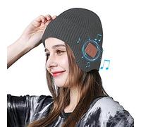 POENVFPO Beanie Hat, Soft Acrylic Earflap Hat with Stereo Speakers, 12 Hours Playback for Running and Outdoor Sports (POENVFPO8m1eksb640-10306283)