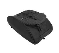 POENVFPO Bike Rear Rack Bag, Oxford Cloth Trunk with Adjustable Elastic Rope and Shoulder Strap, for Cycling Commuter Travel Outdoor (Black)
