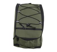 POENVFPO Bike Rear Rack Bag, Oxford Cloth Trunk with Adjustable Elastic Rope and Shoulder Strap, for Cycling Commuter Travel Outdoor (Green)