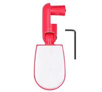 POENVFPO Bike Rearview Mirrors, 360 Degree Rotatable Shatterproof Bicycle Mirror with ABS Engineering Plastic, for Universal Handlebar Installation and Safer Riding (Red)