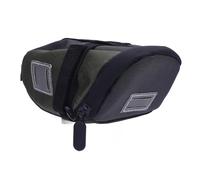 POENVFPO Bike Saddle Bag, Rainproof 1.3L Capacity Hard Wearing Cycling Under Seat Pouch, with Easy Installation, for Mountain Road Bike (Green)