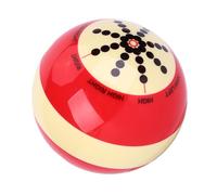 POENVFPO Billiards Cue Ball, Resin Wear Resist With Standard Lines And Dots, Portable Practice Training Accessory For Pool Eight Ball