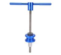 POENVFPO Bottom Bracket Press Tool, CNC Knurling Precision Headset Press Tool Stainless Steel Screw Rod for Professional Bike Maintenance, DIY Installation, Versatile Cycling Repairs