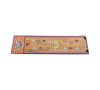 POENVFPO Bowling Game Set, Indoor Tabletop Interactive Game with Foldable Mat for Family Night and Parties, Includes 6 Pins and 6 Balls, Easy Setup No Tools Required