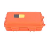 POENVFPO Box, Waterproof Survival Box, Dustproof Container Outdoor Gear Organizer Sealed for Outdoor Survival (Orange