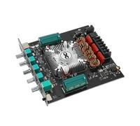 POENVFPO BT 5.0 Power Amplifier Board with Integrated Cooling Fan, Stable Connections for Music Studies and Workshops