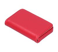 POENVFPO Business Card Holder Portable PU Leather Case Magnetic Buckle for Office Managers Non-Slip 4.1x2.6x0.8in for Men Women (001#)