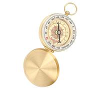 POENVFPO Camping Survival Compass, Pocket Compass with Luminous Cover and Loop Design, 360 Degree Rotating for Camping Hiking Mountaineering