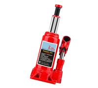 POENVFPO Car Bottle Jack Metal Hydraulic Car Jack Manual Vertical Design Strong Load Capacity Space Saving for Vehicle Chassis Lifting During Roadside Repair and Part Replacement (2 Tons)