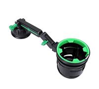 POENVFPO Car Recessed Folding Cup Drink Holder, with Vacuum Suction Base Adjustable Multi-Joint Rotation Automotive Beverage Organizer for Dashboard Windshield