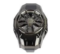 POENVFPO Cell Phone Cooler Radiator, Highly Efficient Semiconductor Cooling Fan for Gaming and Videos, Portable Design, ABS Material