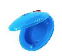 POENVFPO Children Finger Castanet, Plastic Hand Percussion Instrument with Great Sound Quality, for Kids Music Learning and Parent Child Interaction (Light Blue)