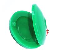 POENVFPO Children Finger Castanet, Plastic Hand Percussion Instrument with Great Sound Quality, for Kids Music Learning and Parent Child Interaction (Green)